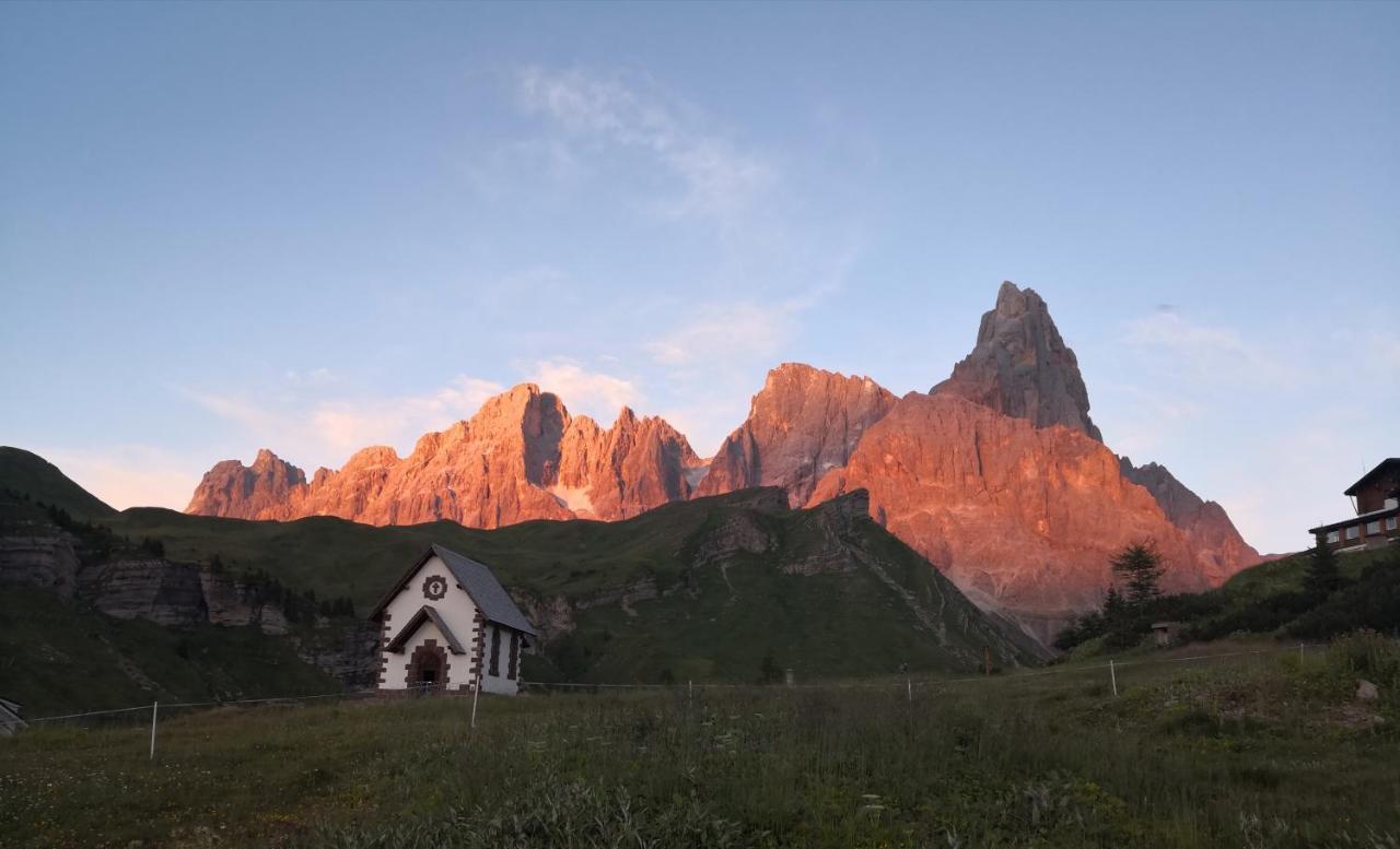 Hotel Alpenrose Passo Rolle Eksteriør billede